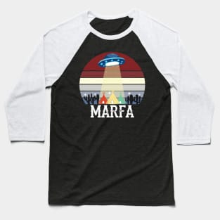 Marfa TX Ghost Lights Festival UFO Texas Art Baseball T-Shirt